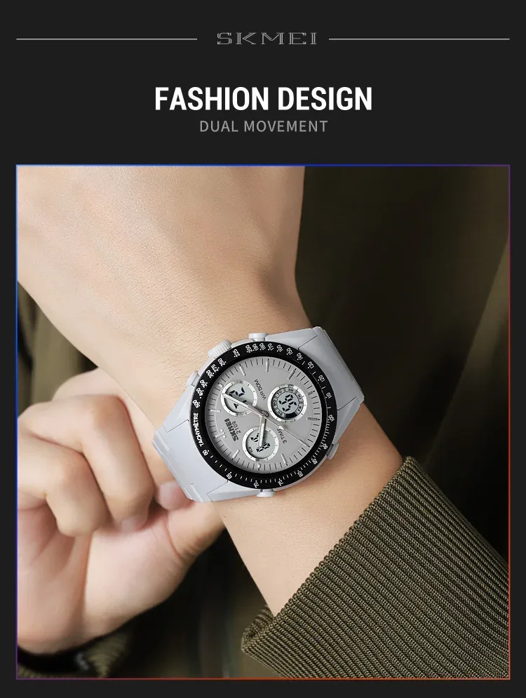 SKMEI 2109 Sport Watches Mens Multifunctional Time Military Camouflage Countdown Digital Men Wristwatch Waterproof Chrono Clock