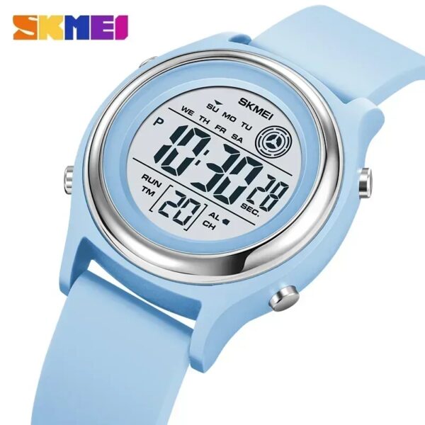 SKMEI 2094 Luxury Digital Womens Wristwatch Stopwatch Lady Back Light Waterproof