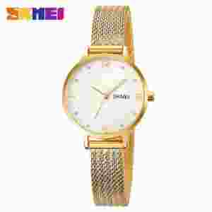SKMEI 1874 Luxury Japan Quartz Movement Sports Ladies Waterproof Steel