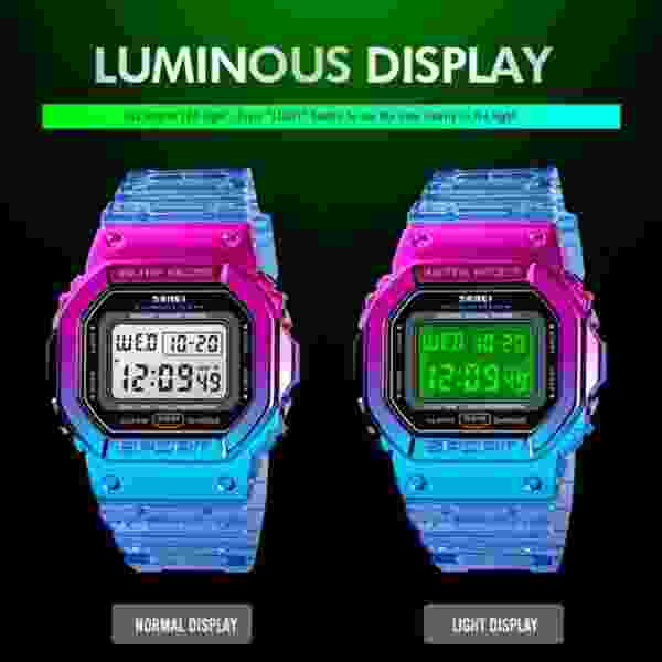 SKMEI 1622 Colorful Ladies Watch for Women Luxury Teenager Girls - Image 4