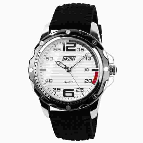 SKMEI 0992 Luxury Quartz Watch for Men Leisure Strap Sports Waterproof - Image 4