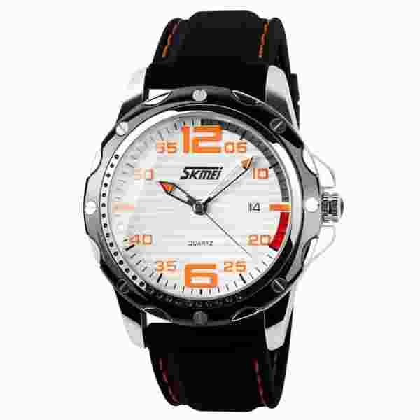SKMEI 0992 Luxury Quartz Watch for Men Leisure Strap Sports Waterproof - Image 3