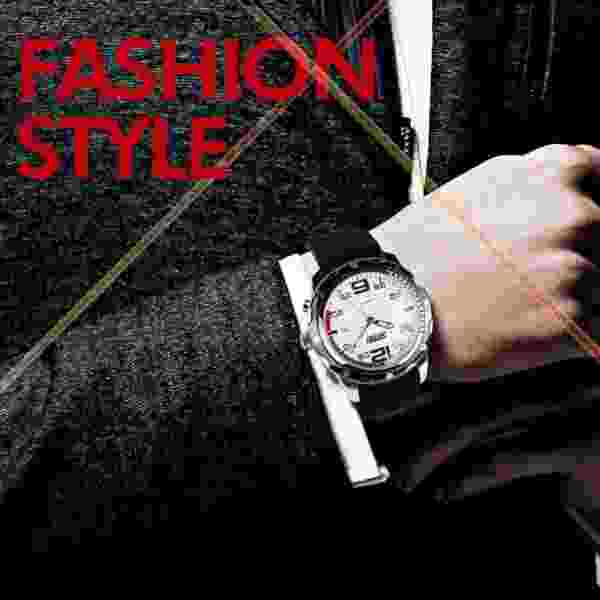 SKMEI 0992 Luxury Quartz Watch for Men Leisure Strap Sports Waterproof - Image 6