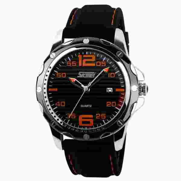 SKMEI 0992 Luxury Quartz Watch for Men Leisure Strap Sports Waterproof - Image 2