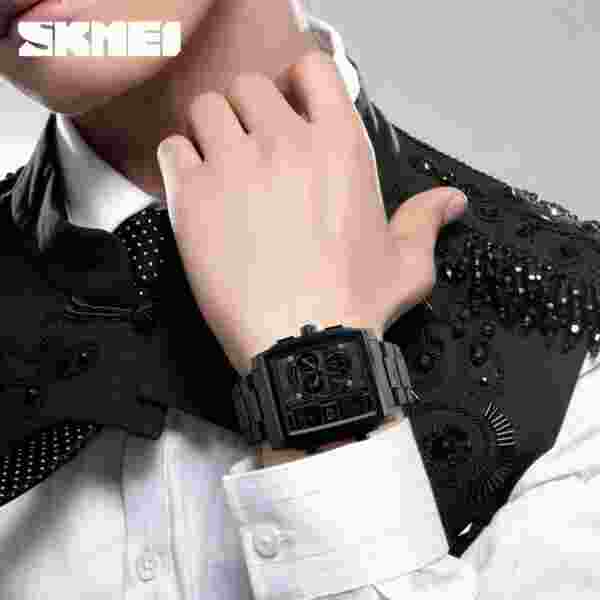 SKMEI 1274 Luxury Digital Watch for Men Countdown Date Sports Waterproof Electronic - Image 4