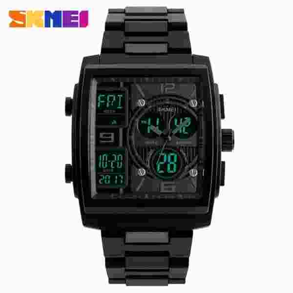 SKMEI 1274 Luxury Digital Watch for Men Countdown Date Sports Waterproof Electronic
