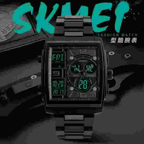 SKMEI 1274 Luxury Digital Watch for Men Countdown Date Sports Waterproof Electronic - Image 2