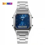 SKMEI 1220 Digital Quartz Watch for Men Sports Chronograph Waterproof Stainless Steel