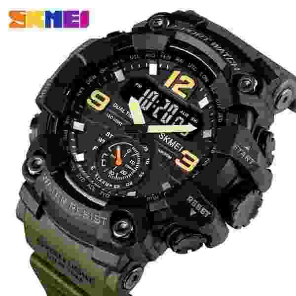 Skmei 1637 Digital Sport Watch for Men with Multiple Functions (50M Waterproof)