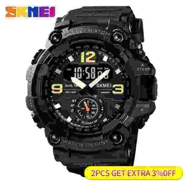 Skmei 1637 Digital Sport Watch for Men with Multiple Functions (50M Waterproof) - Image 2