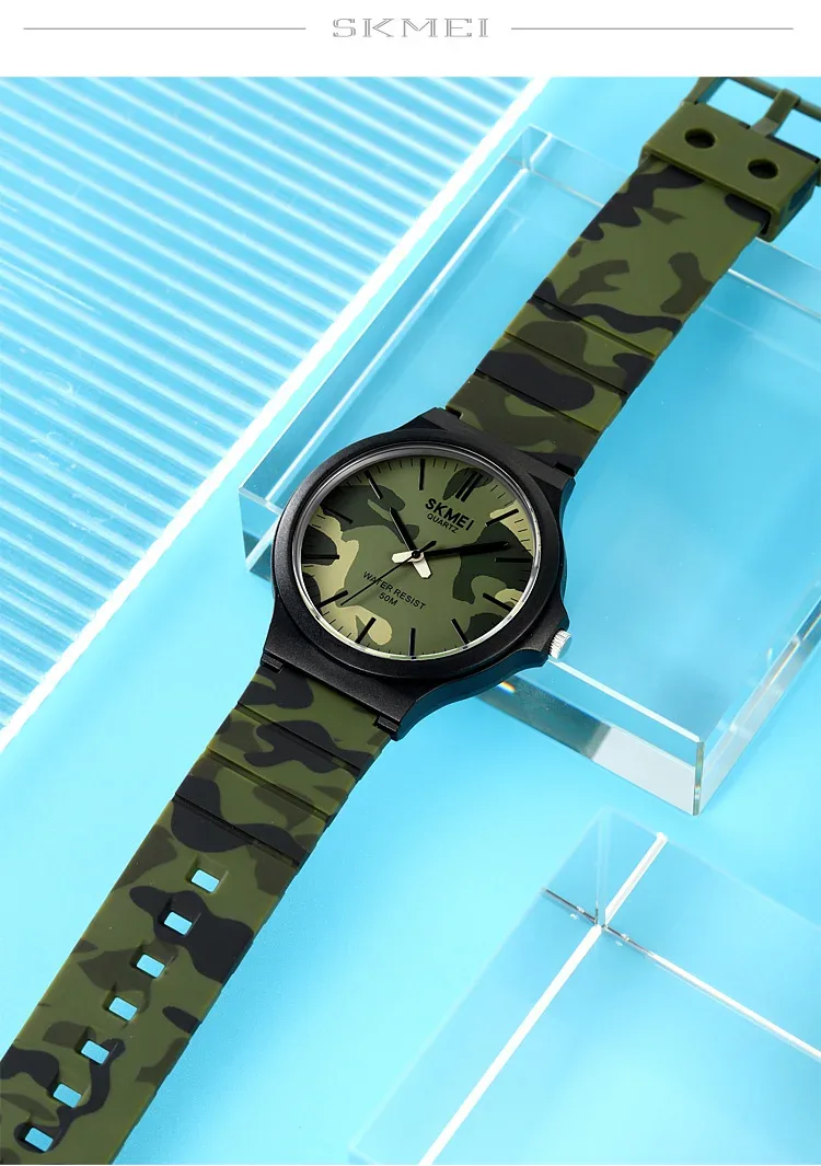 SKMEI Top Brand Casual Quartz Wristwatches Mens New Simple TPU Strap 3Bar Waterproof Watches For Male Time Clock reloj hombre