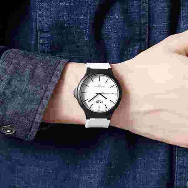 SKMEI Minimalist Fashion Quartz Watch for Men with 50M Water Resistance (Model 2108) - Image 3