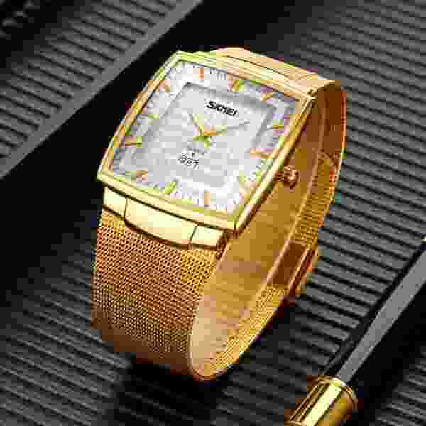 Skmei 9311 Classic Quartz Watch for Men with Date Display (10M Water Resistant) - Image 2