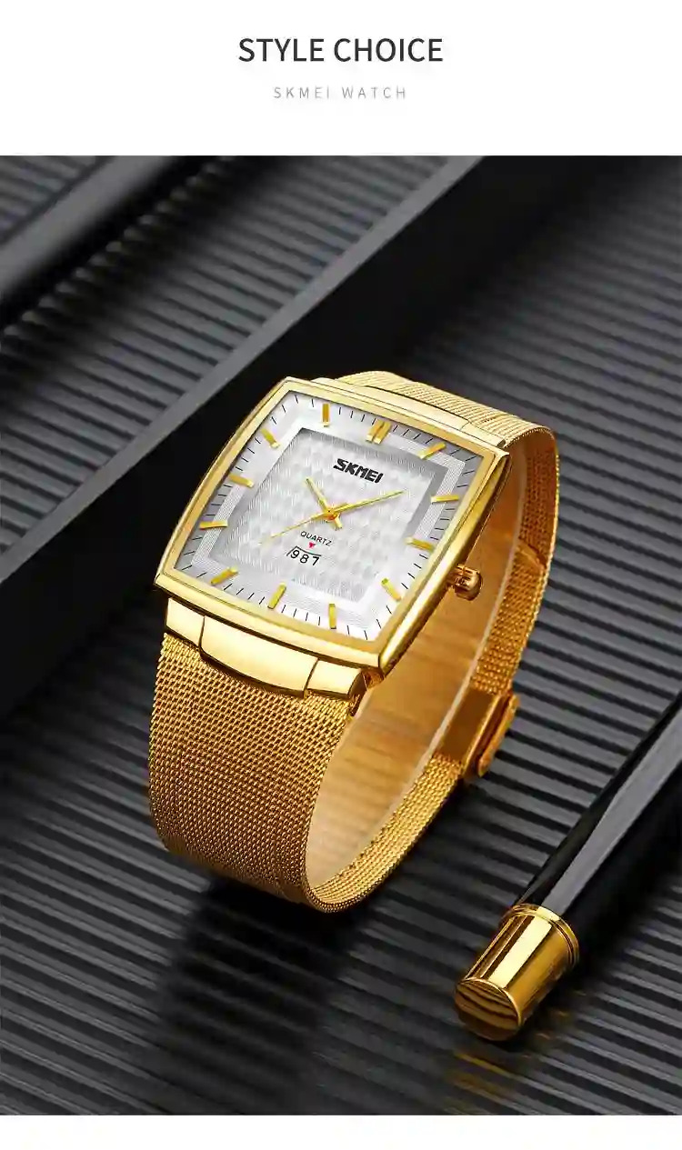 SKMEI Casual Time Date Quartz Wristwatch Top Brand Luxury 2024 Full Steel Watches Mens Sport Waterproof Clock Male reloj hombre