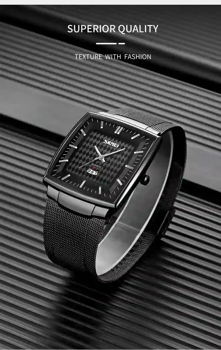 SKMEI Casual Time Date Quartz Wristwatch Top Brand Luxury 2024 Full Steel Watches Mens Sport Waterproof Clock Male reloj hombre