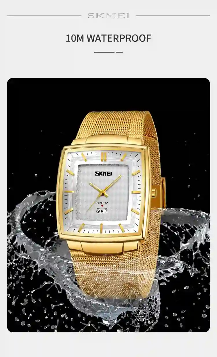 SKMEI Casual Time Date Quartz Wristwatch Top Brand Luxury 2024 Full Steel Watches Mens Sport Waterproof Clock Male reloj hombre