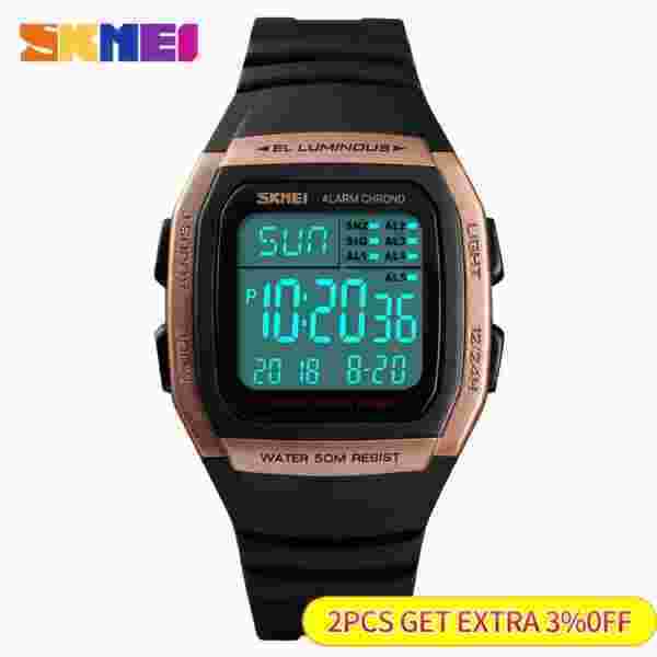 Skmei Multi-Function Digital Sports Watch for Men (50M Waterproof) - Model 1278 - Image 2