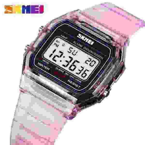Skmei Transparent Digital Sport Watch for Men and Women with Alarm and Backlight (Model 2056)