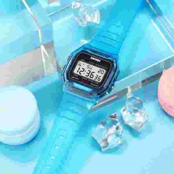 Skmei Transparent Digital Sport Watch for Men and Women with Alarm and Backlight (Model 2056) - Image 2
