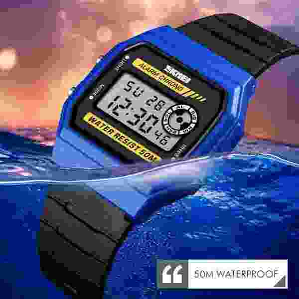 Skmei 1413 Multifunctional Digital Sports Watch for Men (50M Waterproof) - Image 2