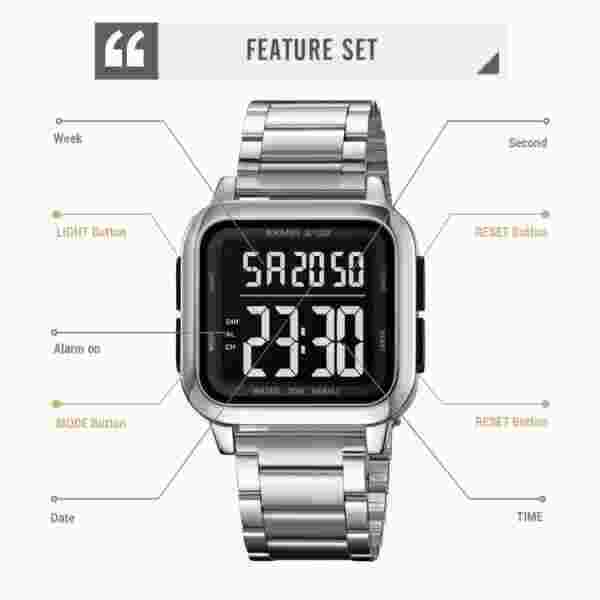 Skmei 2133 Multifunctional Digital Sport Watch for Men with 30M Water Resistance - Image 5