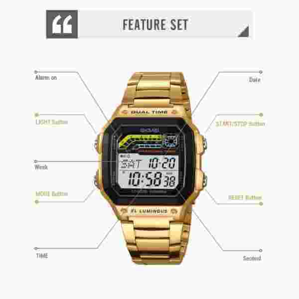 Skmei 2307 Multifunctional Digital Sport Watch for Men (50M Waterproof) - Image 5