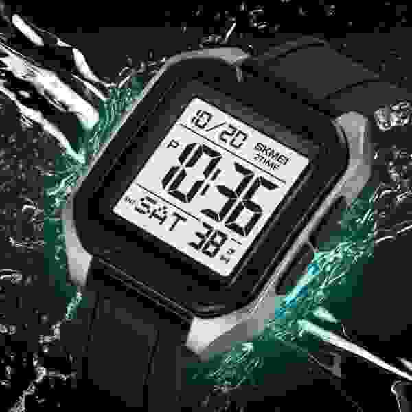 Skmei 2128 Dual Time Digital Sports Watch for Men with 50M Water Resistance - Image 2