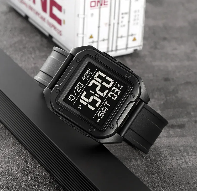 Skmei Military Stopwatch Wristwatch For Men Waterproof Alarm Clock Back Light Outdoor Digital Sport Student Watches Reloj Hombre