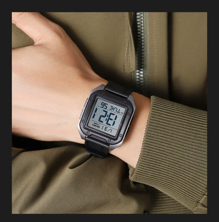 Skmei Military Stopwatch Wristwatch For Men Waterproof Alarm Clock Back Light Outdoor Digital Sport Student Watches Reloj Hombre