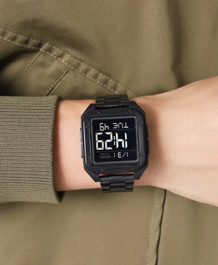 Skmei Military Stopwatch Wristwatch For Men Waterproof Alarm Clock Back Light Outdoor Digital Sport Student Watches Reloj Hombre