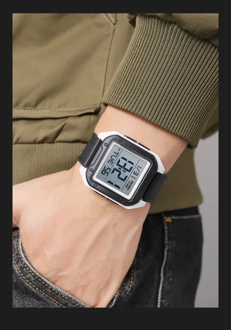 Skmei Military Stopwatch Wristwatch For Men Waterproof Alarm Clock Back Light Outdoor Digital Sport Student Watches Reloj Hombre
