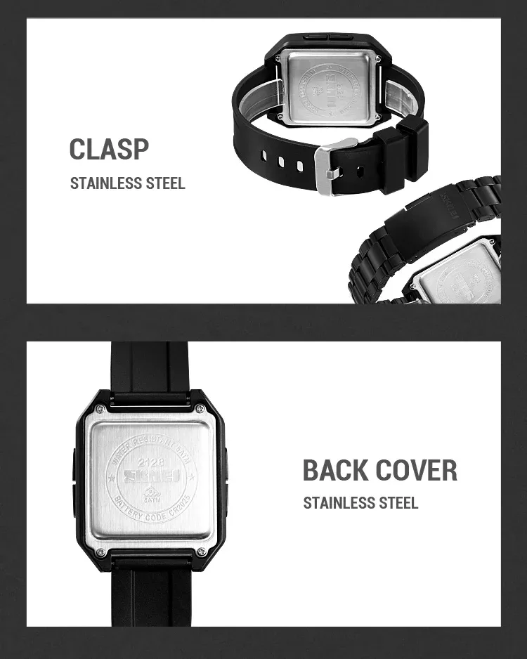 Skmei Military Stopwatch Wristwatch For Men Waterproof Alarm Clock Back Light Outdoor Digital Sport Student Watches Reloj Hombre