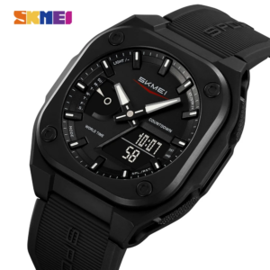 Skmei 2328 Digital Sport Watch for Men with World Time and 50M Water Resistance