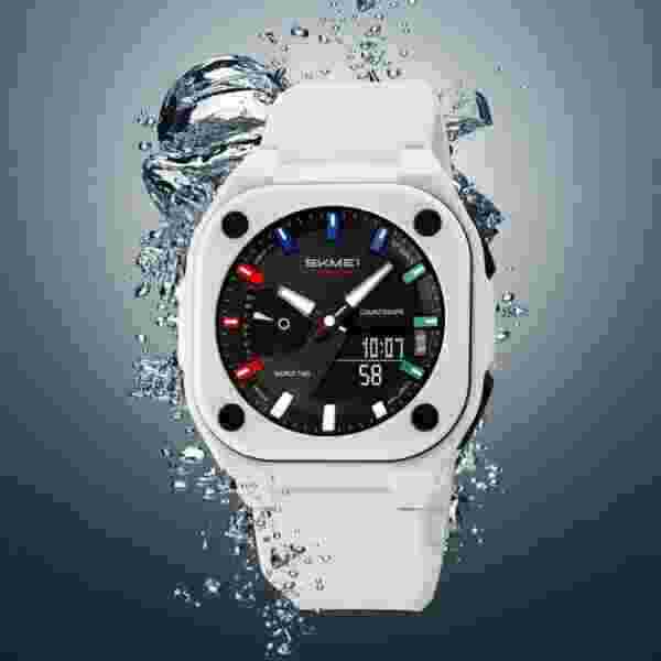 Skmei 2328 Digital Sport Watch for Men with World Time and 50M Water Resistance - Image 2