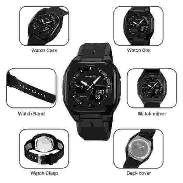 Skmei 2328 Digital Sport Watch for Men with World Time and 50M Water Resistance - Image 4