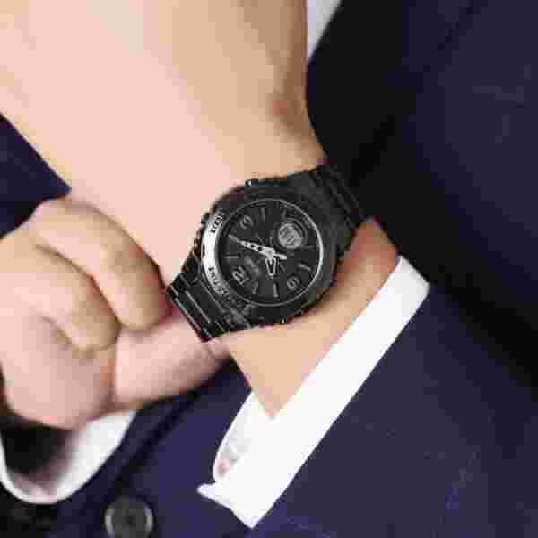 Skmei 2310 World Time Multifunctional Sport Watch for Men with Stainless Steel Band - Image 3