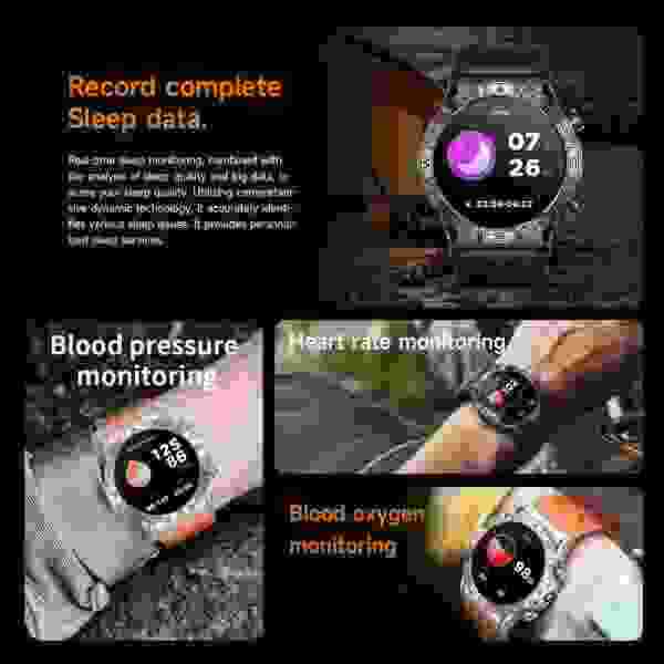 B71 Outdoor Sports Smartwatch Android and iOS (1.43" AMOLED, Bluetooth Calling) - Image 5