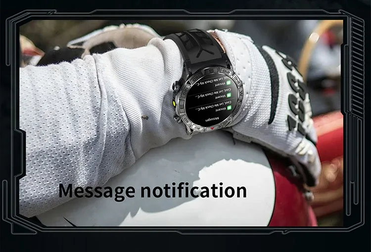SKMEI 2024 Men Flashlight Smart Watch Compass Sport Waterproof Smartwatch Bluetooth Call Smartwatches 450mAh Battery Wristwatch