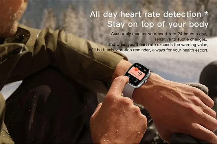 SKMEI Smart Watches 1.83 Inch Waterproof Heart Rate Sports Smartwatch For Men Women Outdoor Military Wristwatch For Android IOS