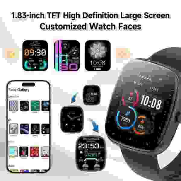 Skmei B510 1.83-inch Smart Fitness Tracker with Health Monitoring (IP67 Waterproof) - Image 6