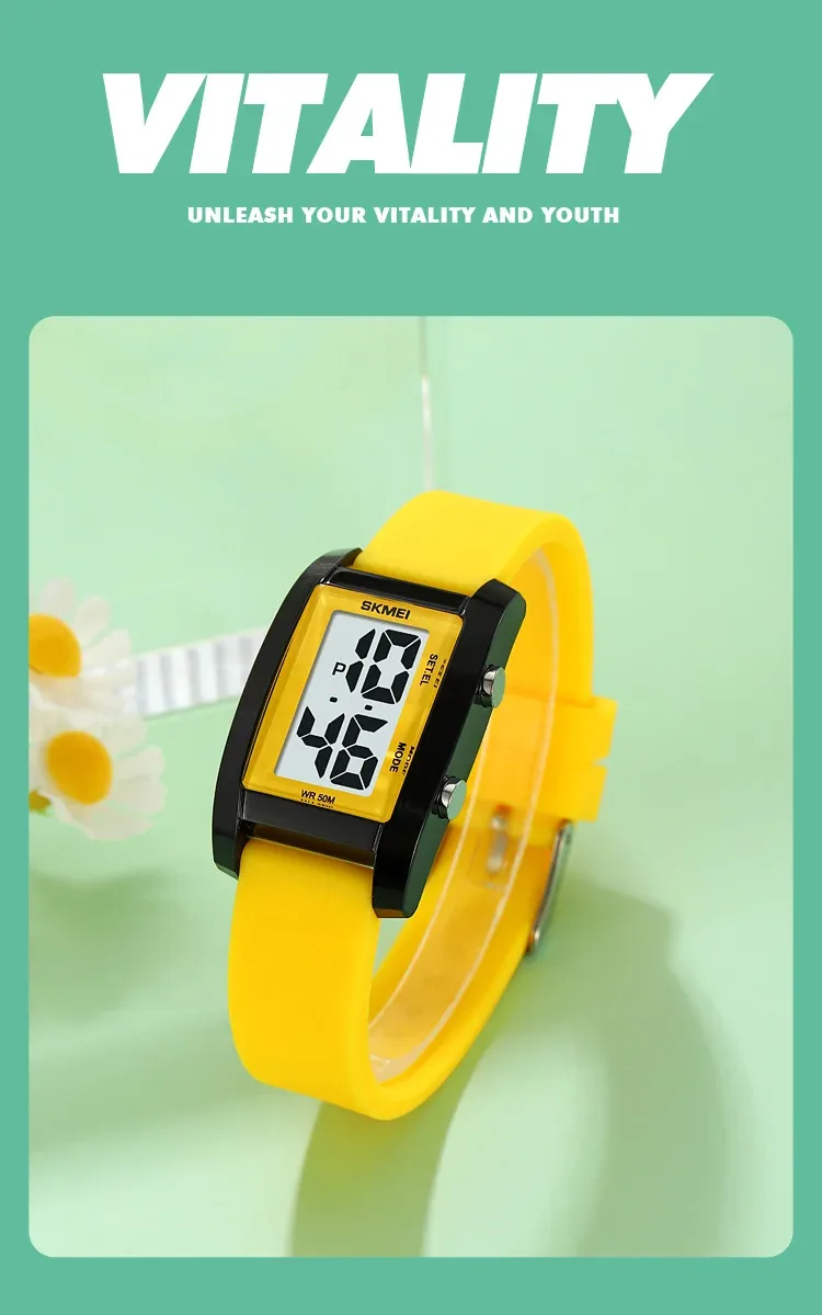 SKMEI Japan Digital Watch For Men Women Sport Electronic Watch Fashion Waterproof Students Orologi Wristwatch Clock Reloj Hombre