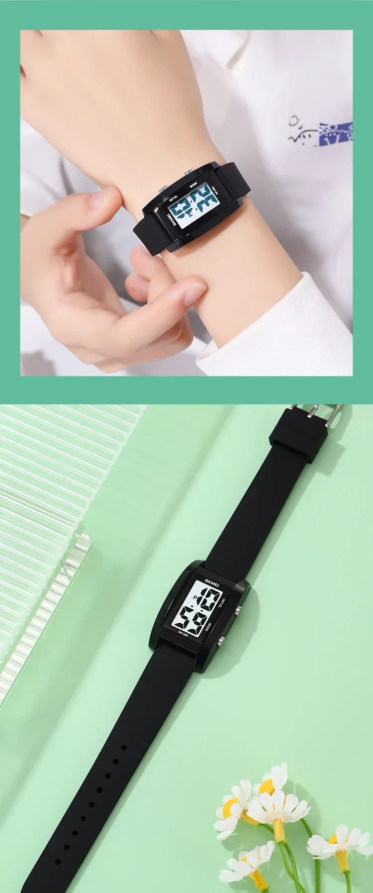 SKMEI Japan Digital Watch For Men Women Sport Electronic Watch Fashion Waterproof Students Orologi Wristwatch Clock Reloj Hombre