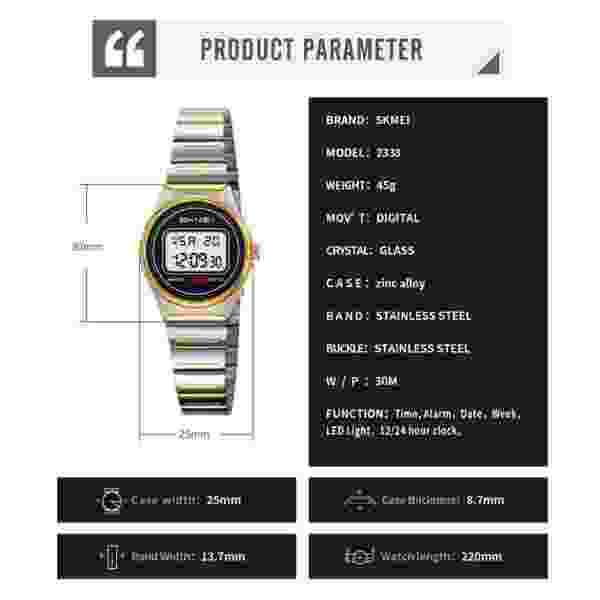 Skmei 2338 Digital Sport Watch for Men with LED Light (30M Waterproof) - Image 6