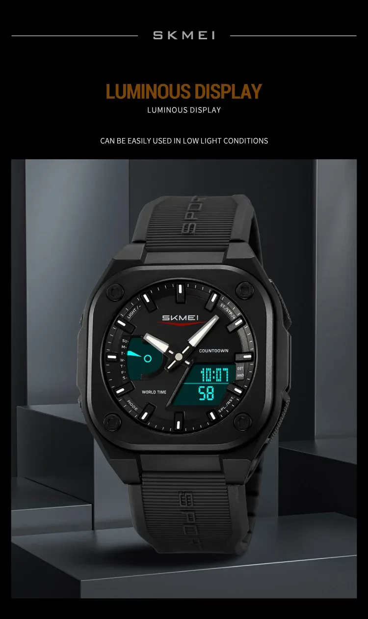 SKMEI Business Digital Electronic Watch Fashion Sports Quartz Watches For Mens Women Waterproof Wristwatches Clock Reloj Hombre