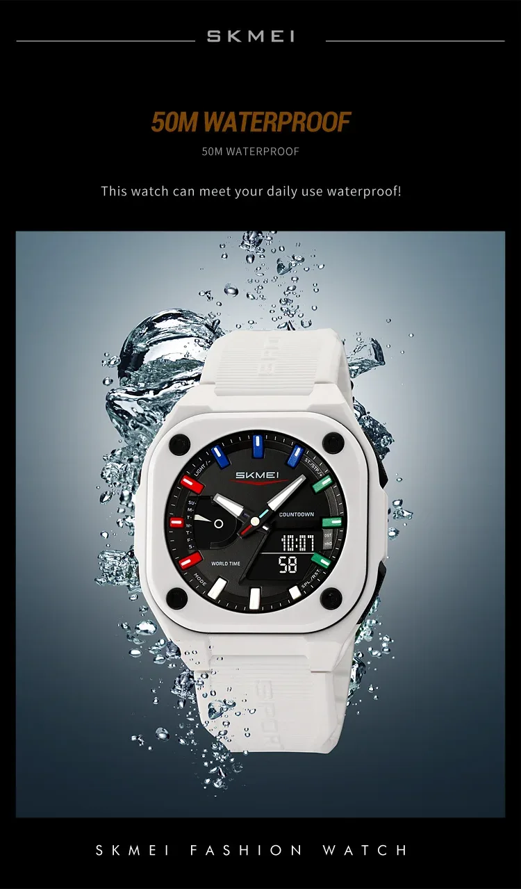 SKMEI Business Digital Electronic Watch Fashion Sports Quartz Watches For Mens Women Waterproof Wristwatches Clock Reloj Hombre