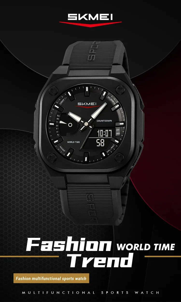 SKMEI Business Digital Electronic Watch Fashion Sports Quartz Watches For Mens Women Waterproof Wristwatches Clock Reloj Hombre