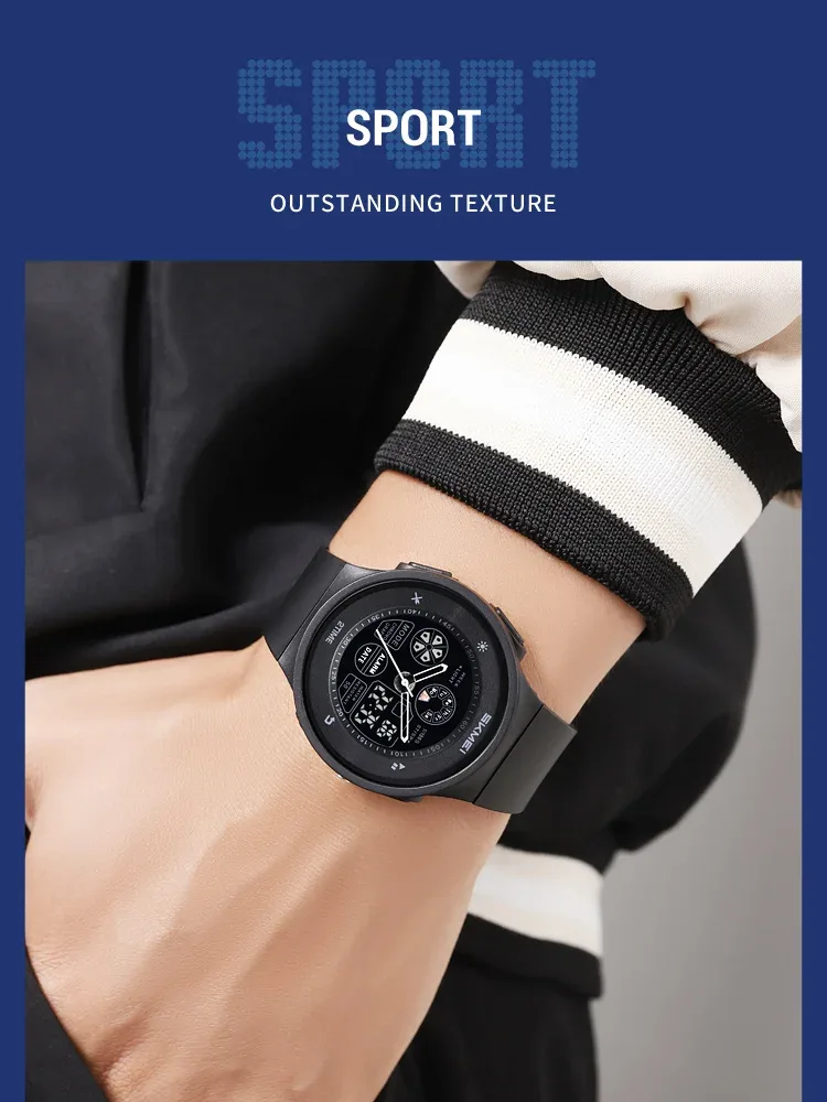 SKMEI Fashion Digital Electronic Watch Casual Sports Watches For Men Women Waterproof Wristwatches Alarm Clock Horloges Mannen