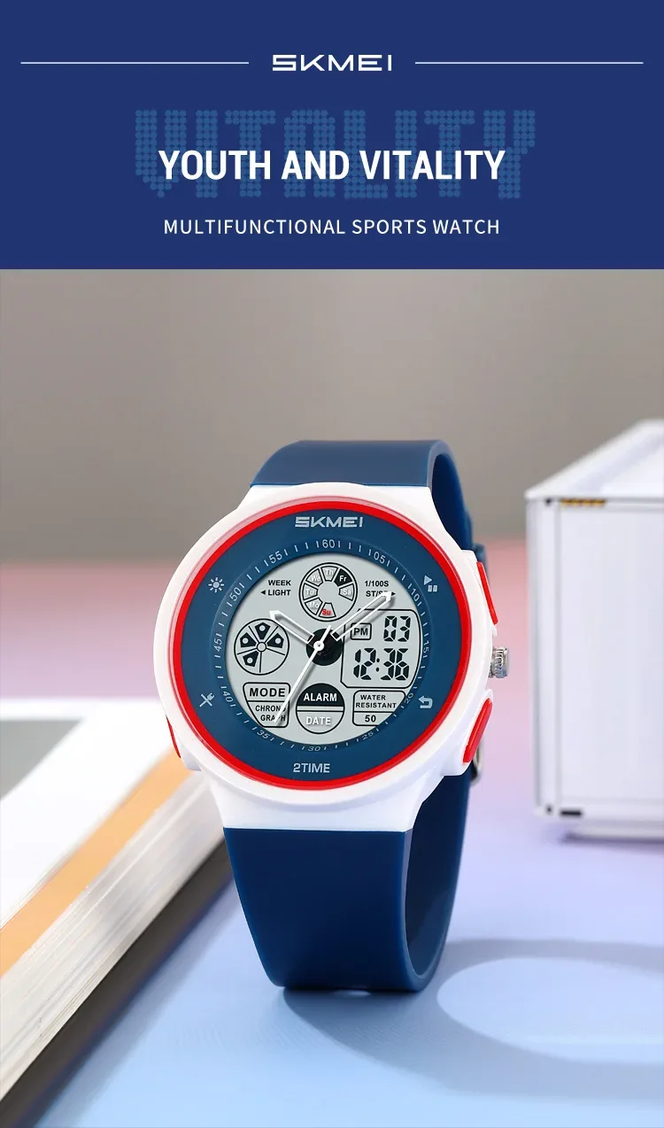 SKMEI Fashion Digital Electronic Watch Casual Sports Watches For Men Women Waterproof Wristwatches Alarm Clock Horloges Mannen