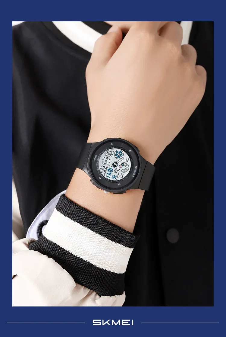 SKMEI Fashion Digital Electronic Watch Casual Sports Watches For Men Women Waterproof Wristwatches Alarm Clock Horloges Mannen