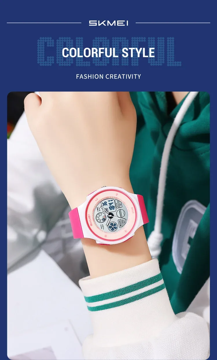 SKMEI Fashion Digital Electronic Watch Casual Sports Watches For Men Women Waterproof Wristwatches Alarm Clock Horloges Mannen
